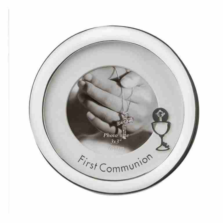 Communion Round Frame 3x3"